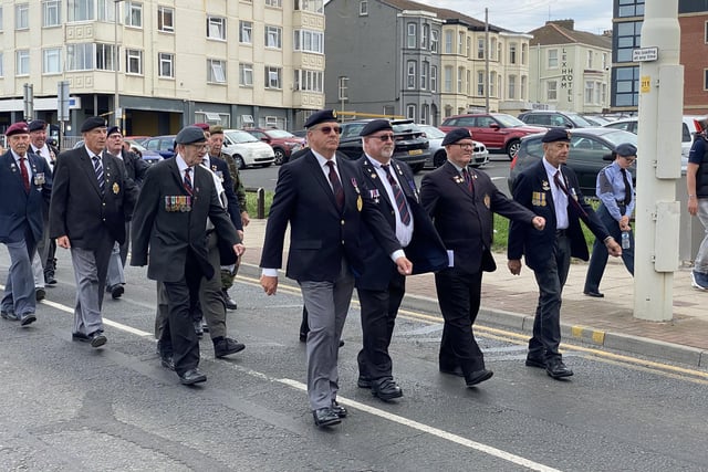 Armed Forces service and parade at Blackpool War Memorial and Cenotaph on Sunday, June 25.