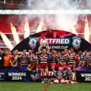 Wigan won the Challenge Cup on Saturday and celebrated long into the weekend. (Photo: Ed Sykes/SWpix.com)