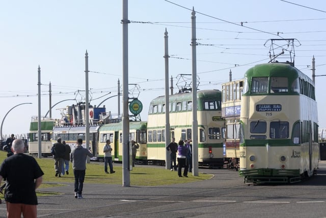 Take a trip along the prom in one of Blackpool's magnificent trams