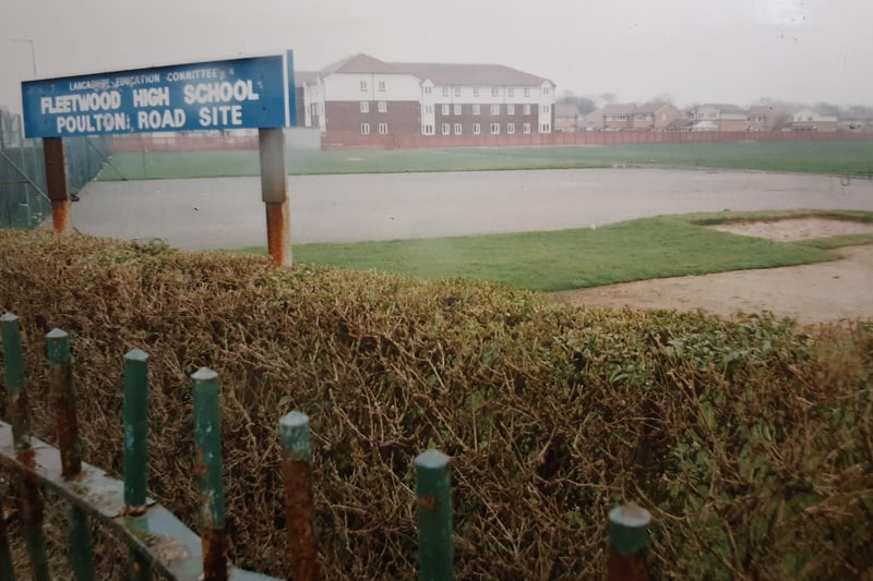 The lower school site after the building, which was the former Fleetwood Grammar School, had been demolished