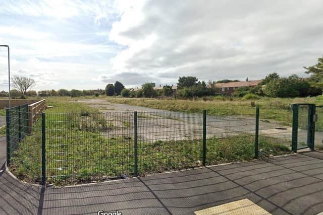 Part of the site which will be developed for houses, viewed from Kylemore Avenue (picture from Google)
