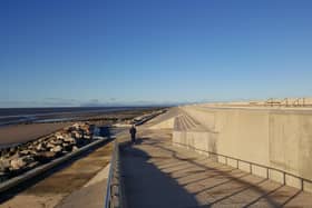 The sea wall at Anchorsholme