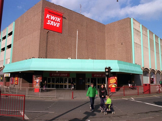 Kwik Save once operated from the iconic store on the corner of Talbot Road and Dickson Road. It was also Fine Fare and Food Giant, among others. This photo was in 1999 as it was about to close as Kwik Save