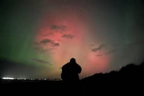 Northern Lights captured in Blackpool.