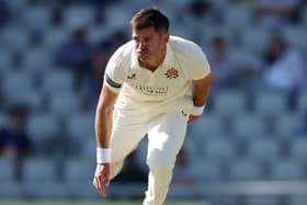 James Anderson spoke after Lancashire's draw with Kent at Blackpool CC Photo: Alex Davidson/Getty Images