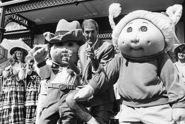 Russ Abbot and the Cabbage Patch Kids at North Pier in June 1986
