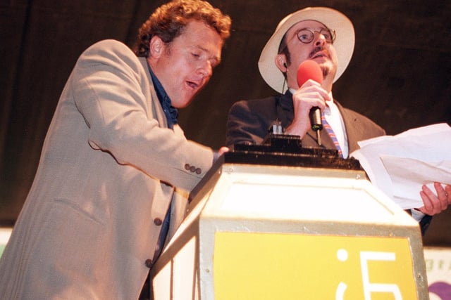 Michael Ball switched on Blackpool illuminations in 1997