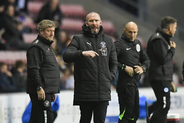 Michael Appleton's side suffered a fourth consecutive defeat at Wigan on Saturday