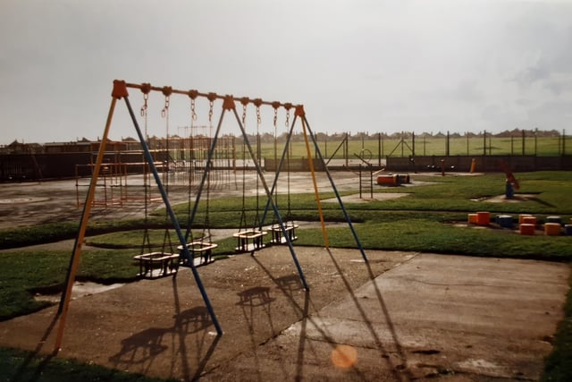 A deserted Anchorsholme Park in October 1994