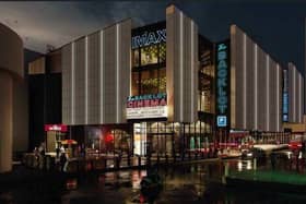 Artist's impression of the exterior of the Backlot Cinema