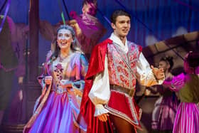 Maisie Sellwood and Josh Belward were among the stars of Sleeping Beauty at Blackpool Grand Theatre