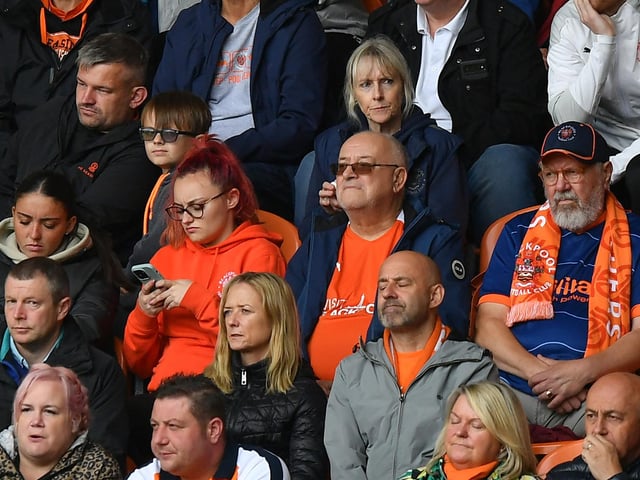 Blackpool fans were at Bloomfield Road for the Seasiders' opening game of the season.