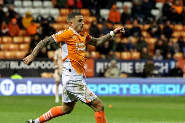 Ollie Norburn gave a good account of himself in the first half against Bolton Wanderers. (Image: Camera Sport)