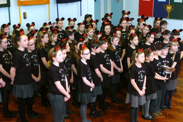 East Herrington Primary School choir was winners of the Sunderland City Sings 2013 competition. Can you spot someone you know?