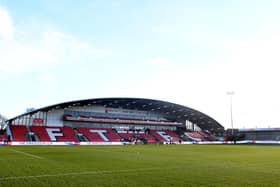 There were reports of homophobic chanting during the game between Fleetwood Town and Blackpool last week (Photo credit PAUL ELLIS/AFP via Getty Images)