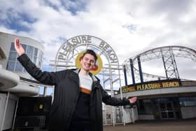 Reporter Sean Gleaves tries five of Blackpool Pleasure Beach’s most thrilling rides to see if he has what it takes to be a rollercoaster tester (Credit: Daniel Martino)