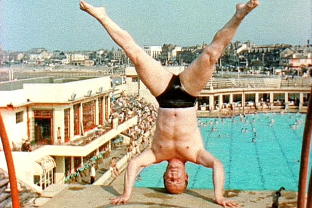 This is a still from the film Holiday 1957, shot in Blackpool at the outdoor baths
www.player.bfi.rog.uk/britain-on-film