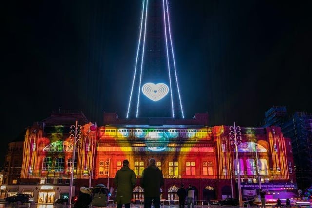 Tower Projections for Lightpool Festival.