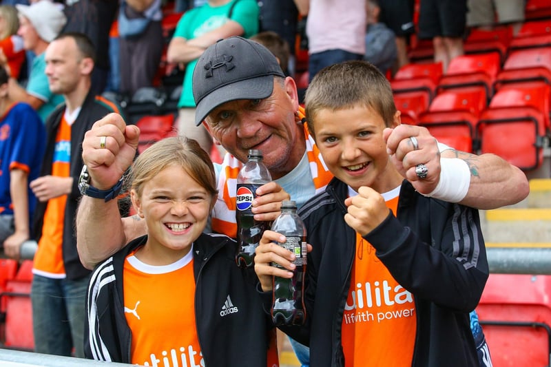 Seasiders supporters made the trip to the Mornflake Stadium for the pre-season game against Crewe.