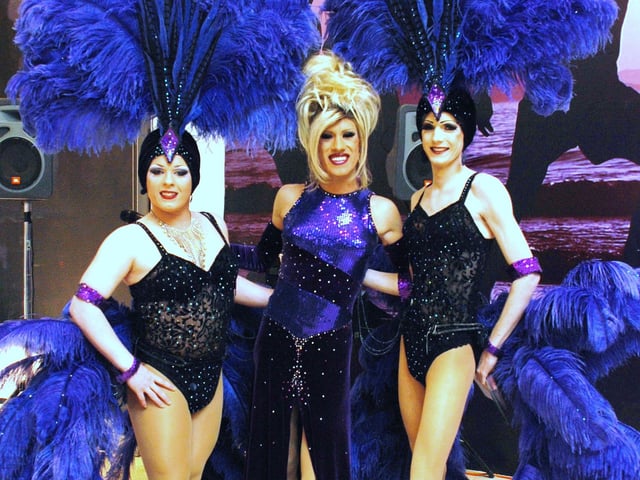 Funny Girls at Houndshill - Courtney (left), Carmen (centre) and Katie (right)