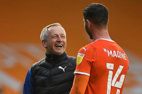 Neil Critchley has been delighted with Gary Madine's performances this season