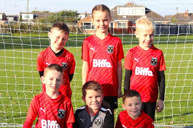 The Freckleton Reds line-up Picture: Karen Tebbutt