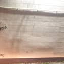 The piece that shows 'Banksy’ special signature on the right-hand side is a tribute to Boy George and reads ‘Boy it’s good!’.