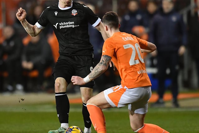 Olly Casey has probably been Blackpool's best performer in defence this season.