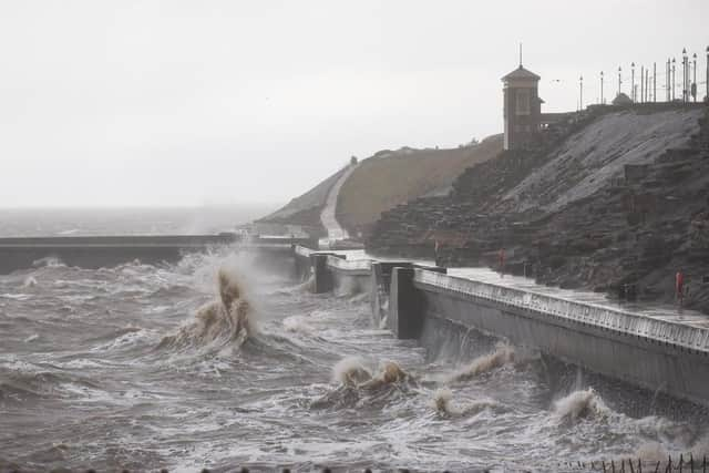 Forecasters also warned "there is a small chance of injuries and danger to life that could occur from large waves"