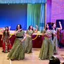 Dancing during the Diwali Party at Staining Village Hall