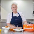 Lisa Goodwin-Allen with her creation
