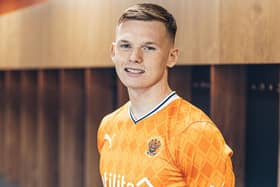 Lyons formally becomes a Blackpool player in January. Picture: Blackpool FC