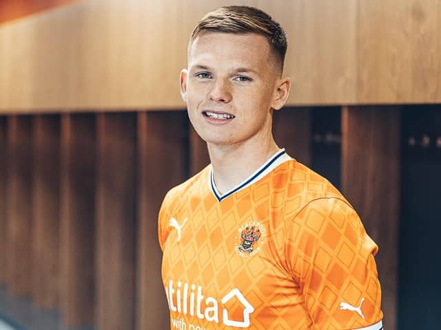 Lyons formally becomes a Blackpool player in January. Picture: Blackpool FC