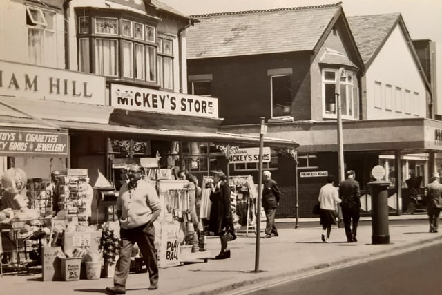 At the junction with Princess Road. Remember Mickey's Store?