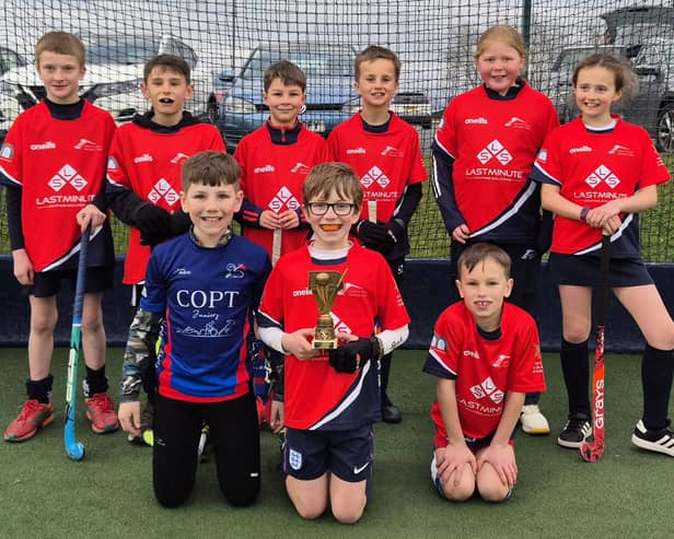 Lytham St Annes Hockey Club's U10s mixed team won their Lancashire tournament Picture: Lytham St Annes Hockey Club