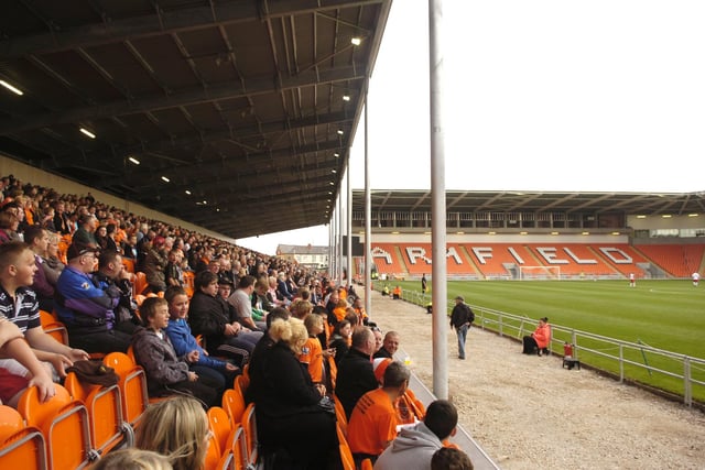 The opening game of the new East Stand in 2010