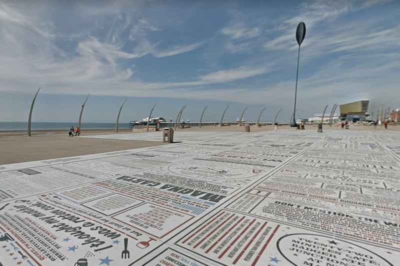 Not a building, of course, but this is a firm favourite among the holidaymakers - the Comedy Carpet at the Headlands makes the list