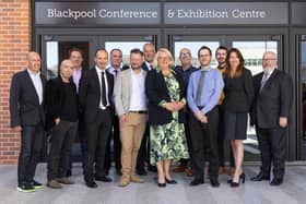The Blackpool Innovation Catalyst team at the project symposium at Blackpool Conference and Exhibition Centre