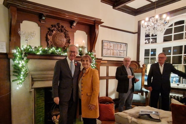 Richard Redcliffe, the deputy leader of Fylde Council, with his wife, Sheila. Photo by Lucinda Herbert