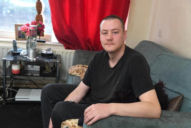 Ryan Gorman says his home is making his family ill. Photo Neil Cross;