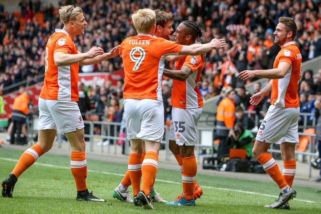 Blackpool beat Leyton Orient 3-1 to secure a League Two play-off spot. Goals came from Neil Danns, Mark Cullen and Andy Taylor.