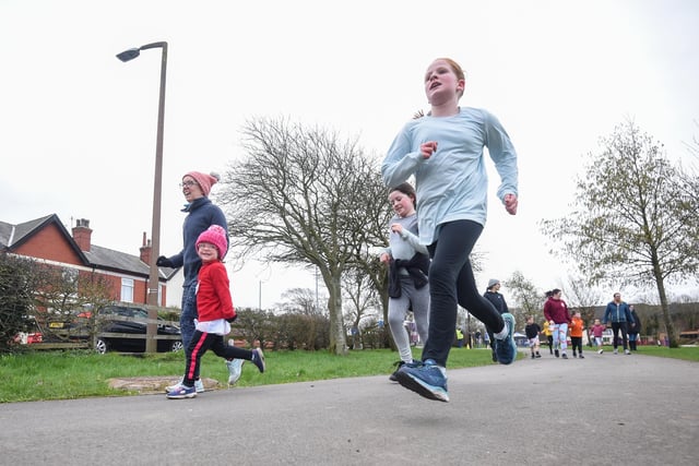 Scores of youngsters take part in Junior Parkrun at Park View 4U every week.