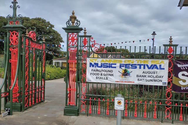 The St Annes Music Festival will be held in Ashton Gardens on Saturday, Sunday and Monday