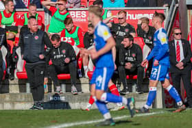 Fleetwood Town head coach Stephen Crainey