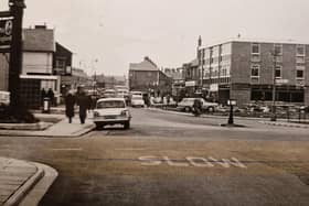 Bispham village looking west along Red Bank Road from All Hallows Road