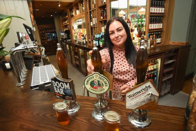 The River Wyre pub in Poulton has undergone a major transformation. Pictured is general manager Alana Morten