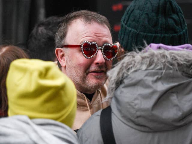 Chris McCausland with some colourful shades.