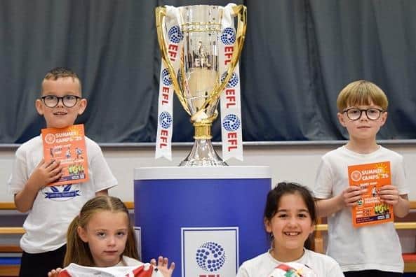 Blackpool FC Community Trust hosted a Kellogg’s Takeover Day at Stanley Primary School in July Photo: Blackpool FC Community Trust