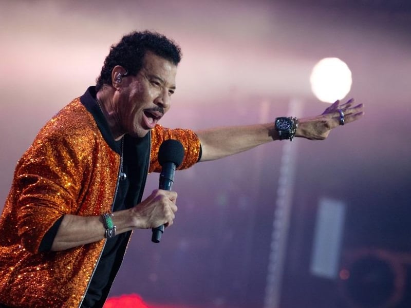 Lionel Richie has the crowd in the palm of his hand at Lytham Festival on Saturday night