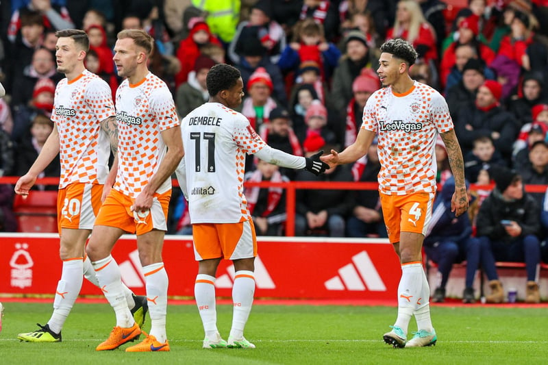 Jordan Lawrence-Gabriel opened the scoring for Blackpool against his former club, with the wing-back producing a superb diving header. He also produced a couple of big challenges throughout the game.